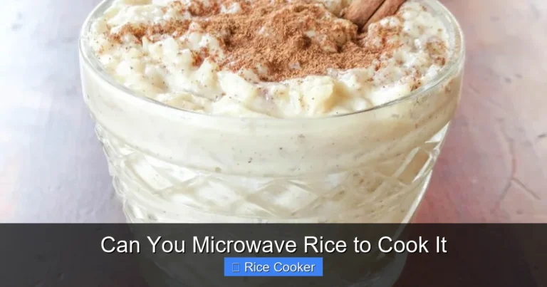 Can You Microwave Rice to Cook It