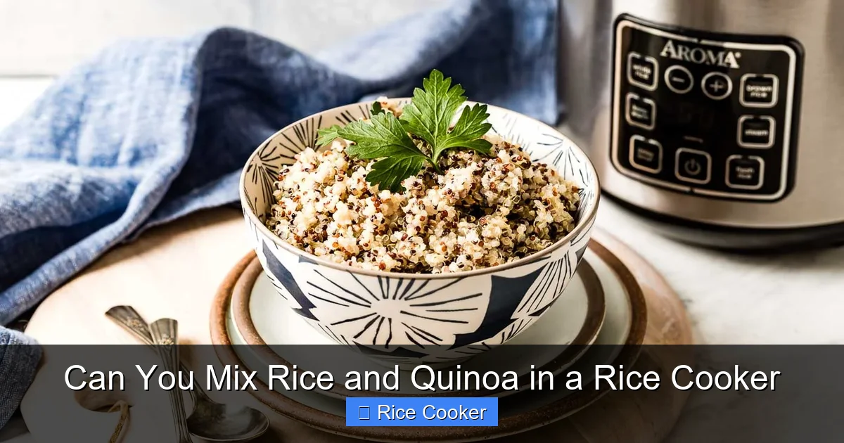 Can You Mix Rice and Quinoa in a Rice Cooker