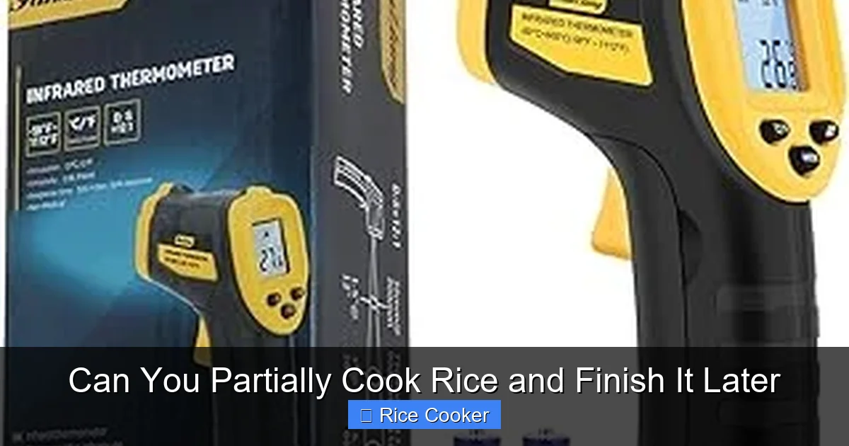 Can You Partially Cook Rice and Finish It Later