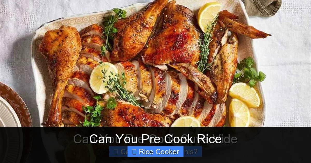 Can You Pre Cook Rice