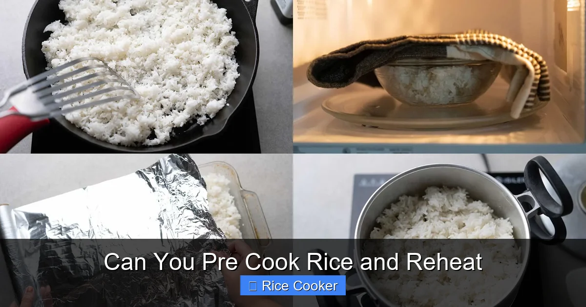 Can You Pre Cook Rice and Reheat