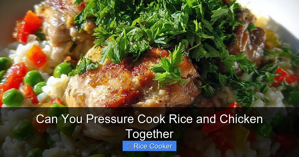 Can You Pressure Cook Rice and Chicken Together