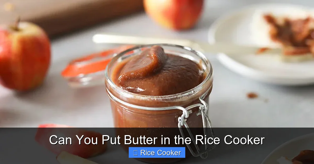 Can You Put Butter in the Rice Cooker