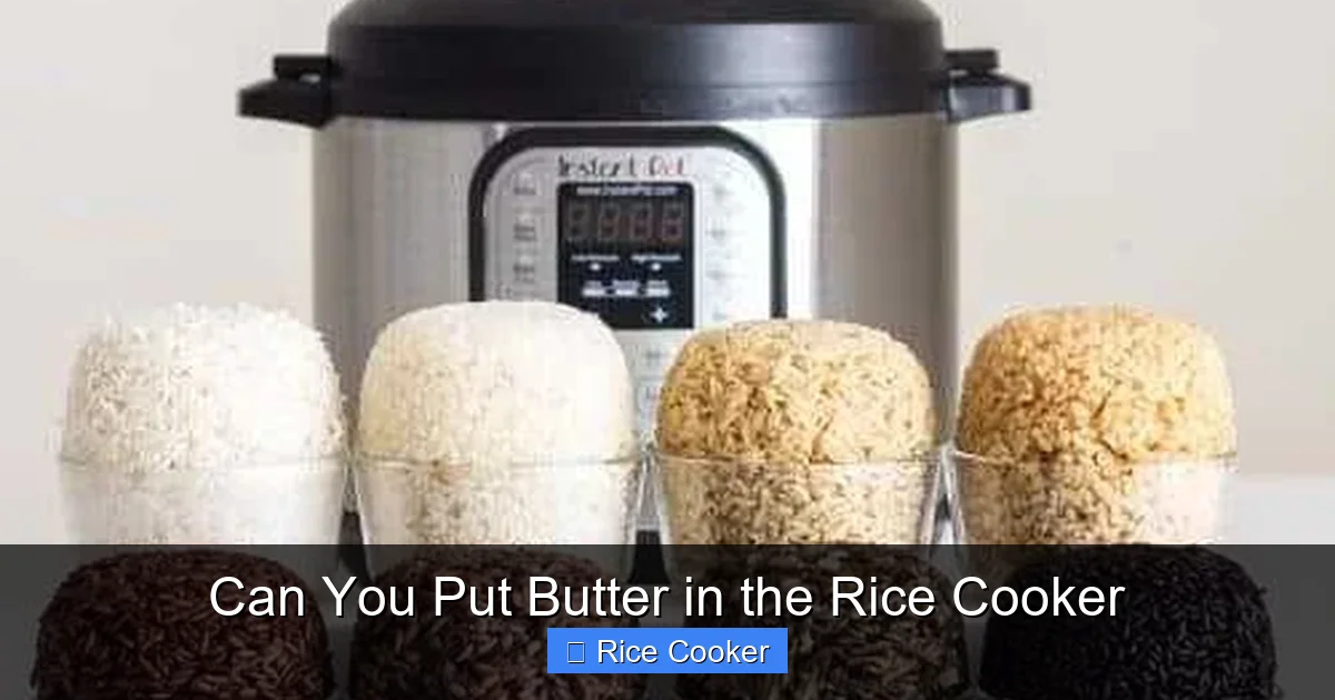 Can You Put Butter in the Rice Cooker