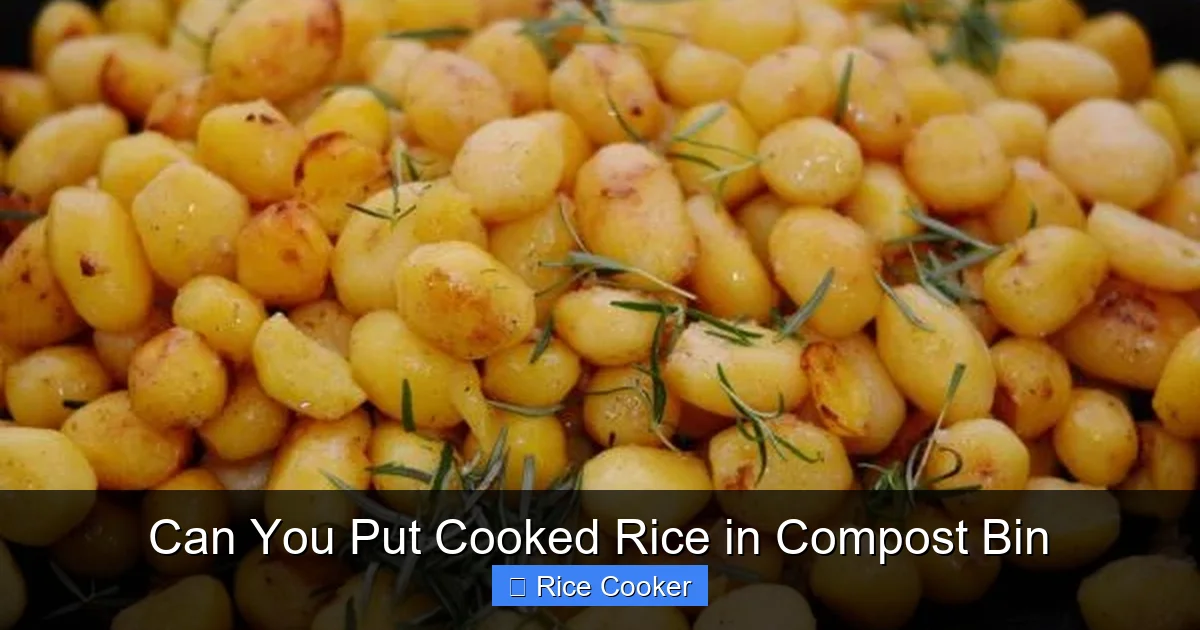 Can You Put Cooked Rice in Compost Bin