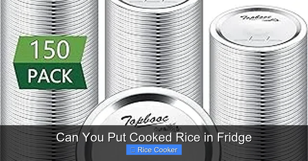 Can You Put Cooked Rice in Fridge