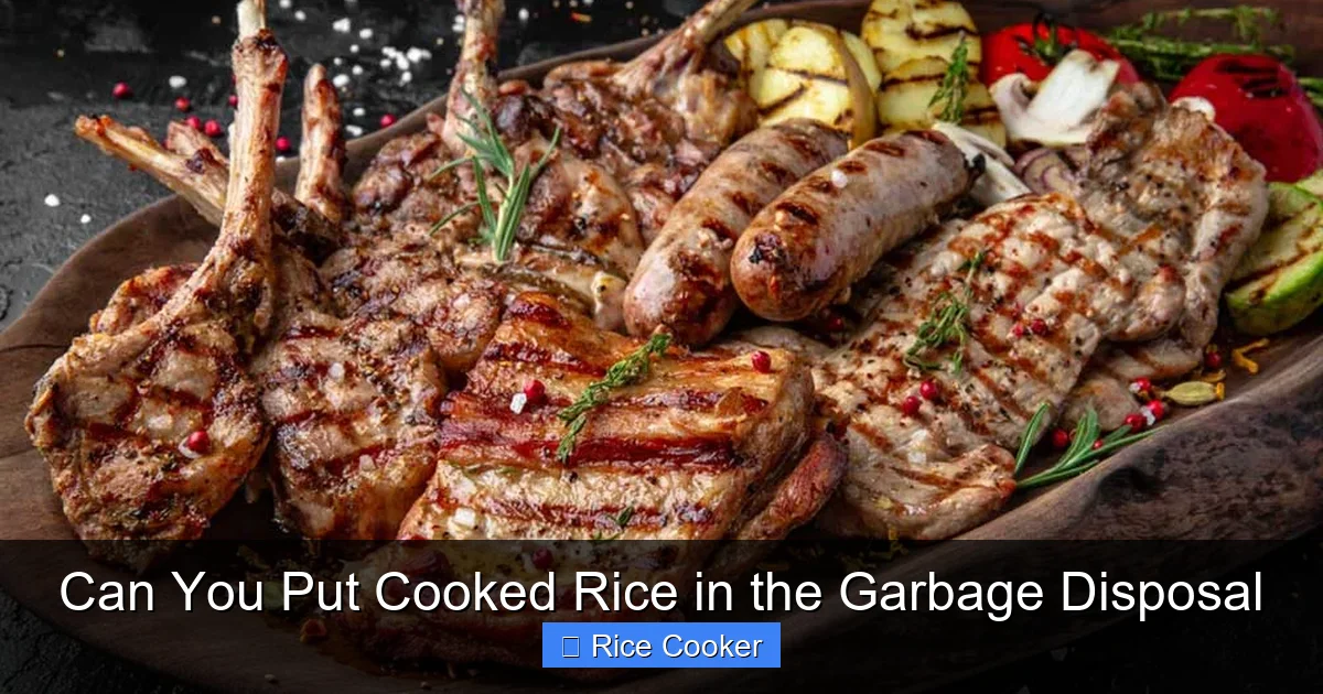 Can You Put Cooked Rice in the Garbage Disposal