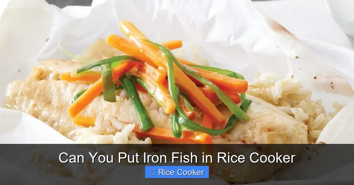 Can You Put Iron Fish in Rice Cooker