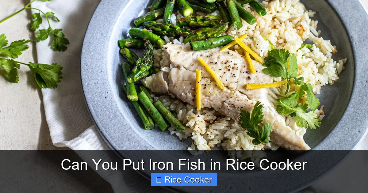 Can You Put Iron Fish in Rice Cooker