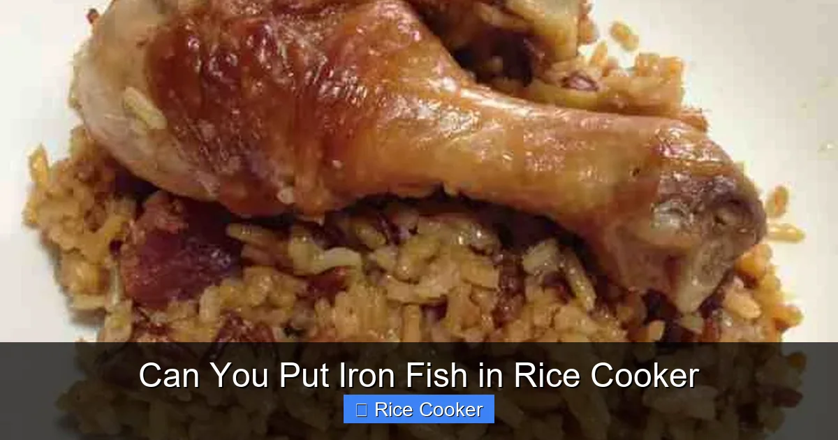 Can You Put Iron Fish in Rice Cooker