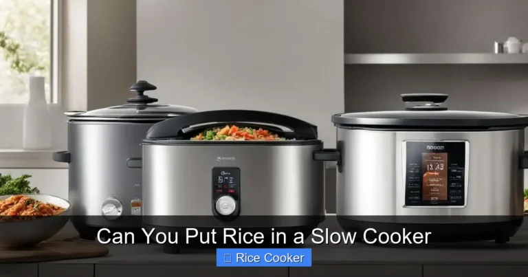 Can You Put Rice in a Slow Cooker
