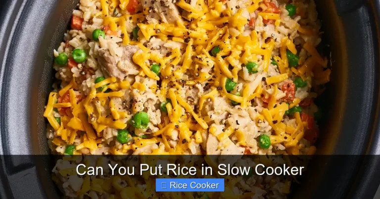 Can You Put Rice in Slow Cooker
