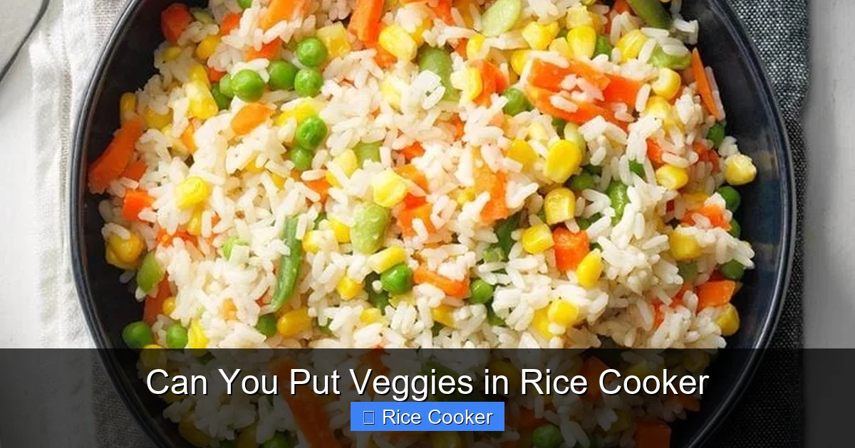 Can You Put Veggies in Rice Cooker