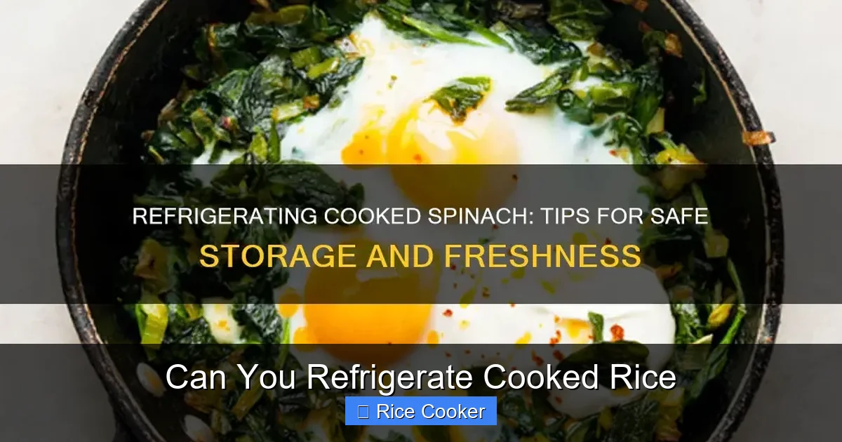 Can You Refrigerate Cooked Rice