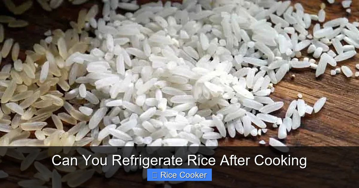 Can You Refrigerate Rice After Cooking