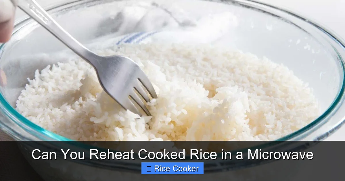 Can You Reheat Cooked Rice in a Microwave