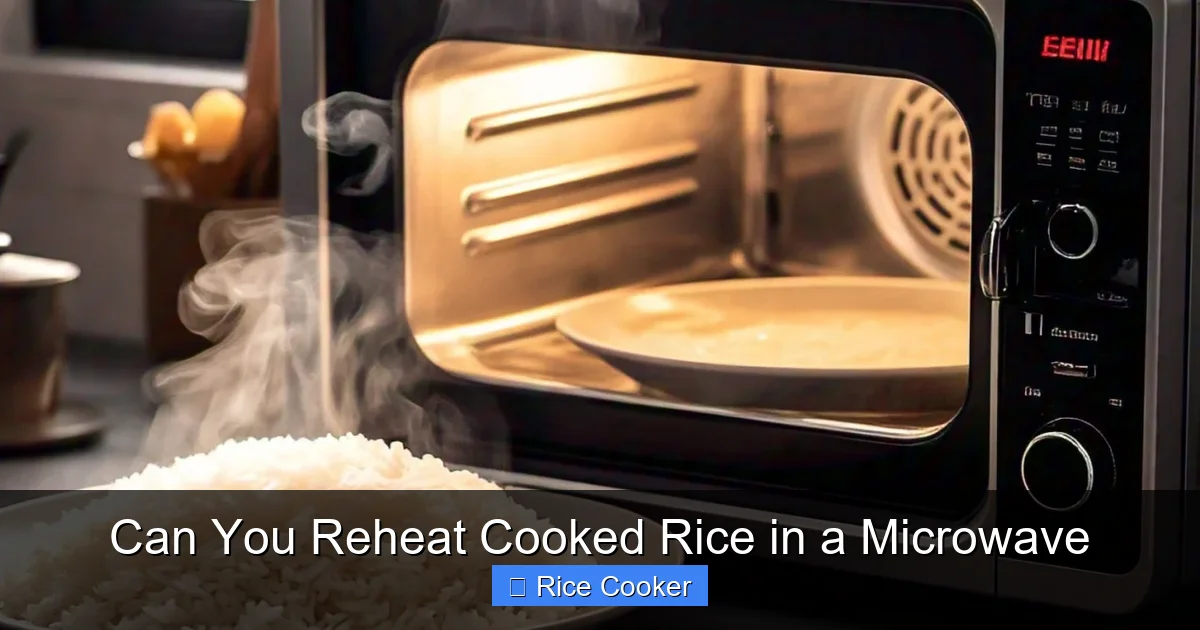 Can You Reheat Cooked Rice in a Microwave