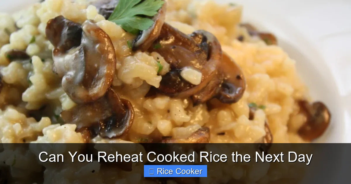 Can You Reheat Cooked Rice the Next Day