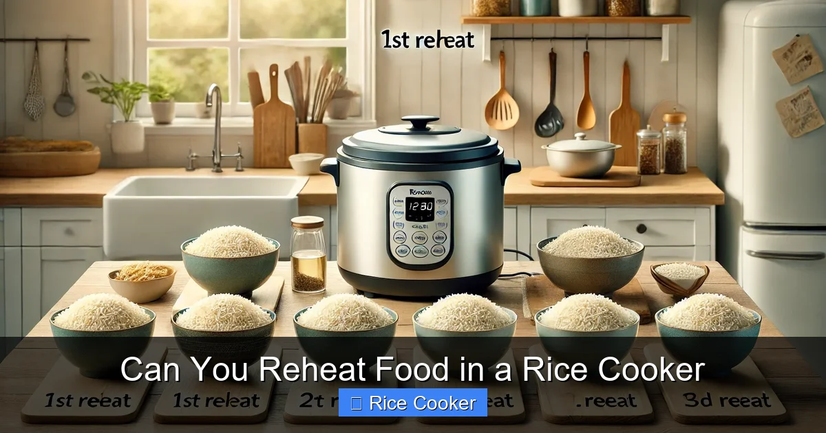 Can You Reheat Food in a Rice Cooker