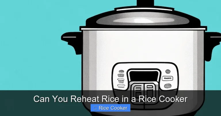 Can You Reheat Rice in a Rice Cooker