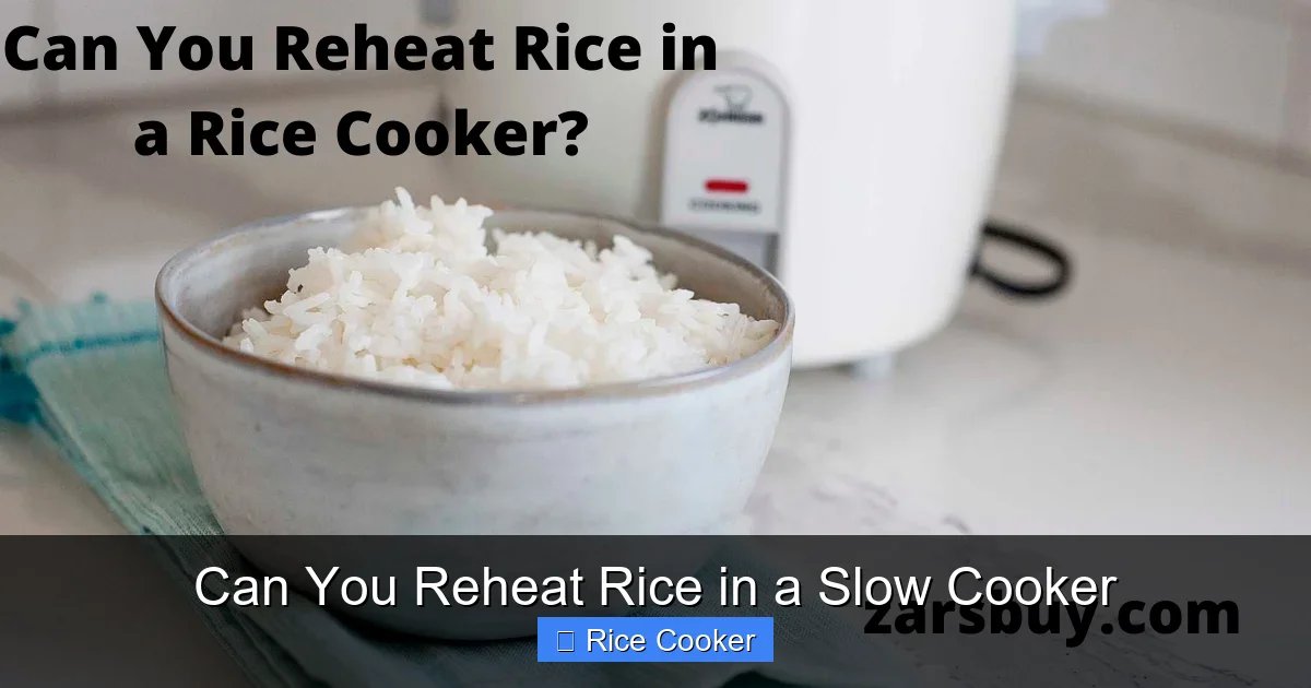 Can You Reheat Rice in a Slow Cooker