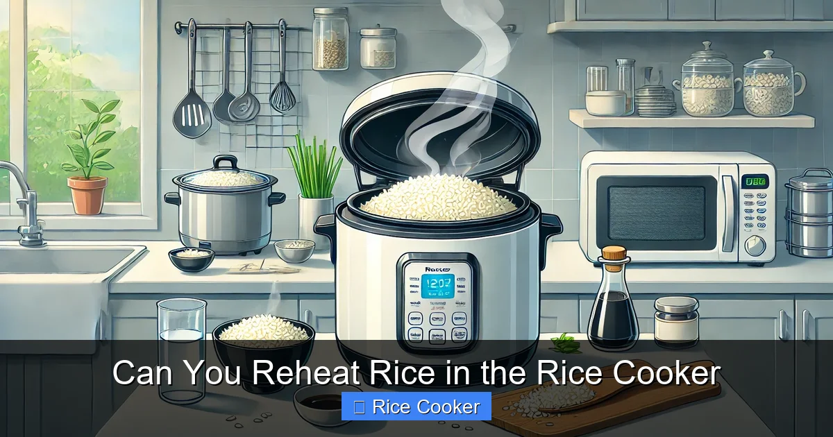 Can You Reheat Rice in the Rice Cooker