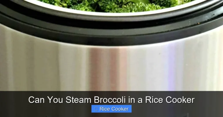 Can You Steam Broccoli in a Rice Cooker