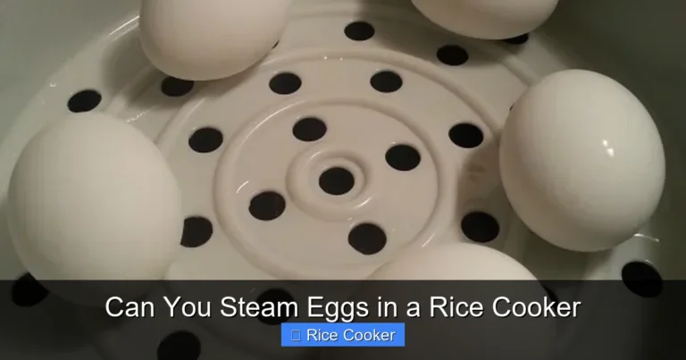 Can You Steam Eggs in a Rice Cooker