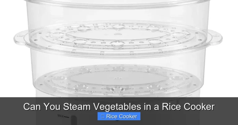 Can You Steam Vegetables in a Rice Cooker