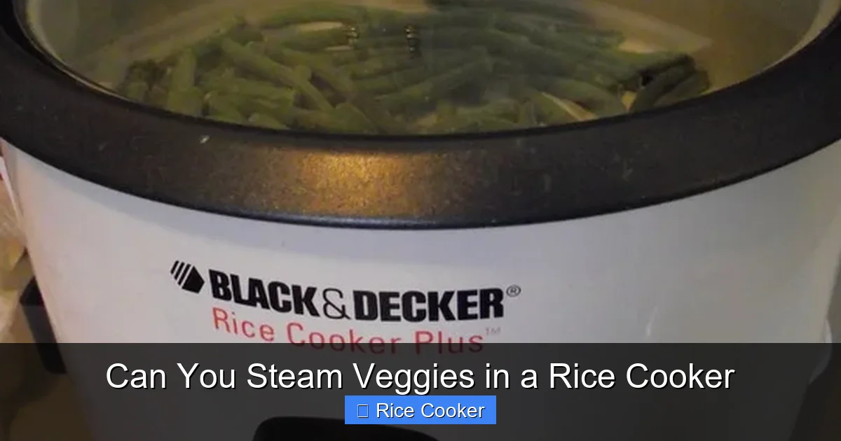 Can You Steam Veggies in a Rice Cooker