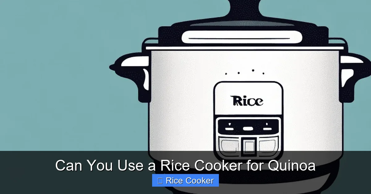 Can You Use a Rice Cooker for Quinoa