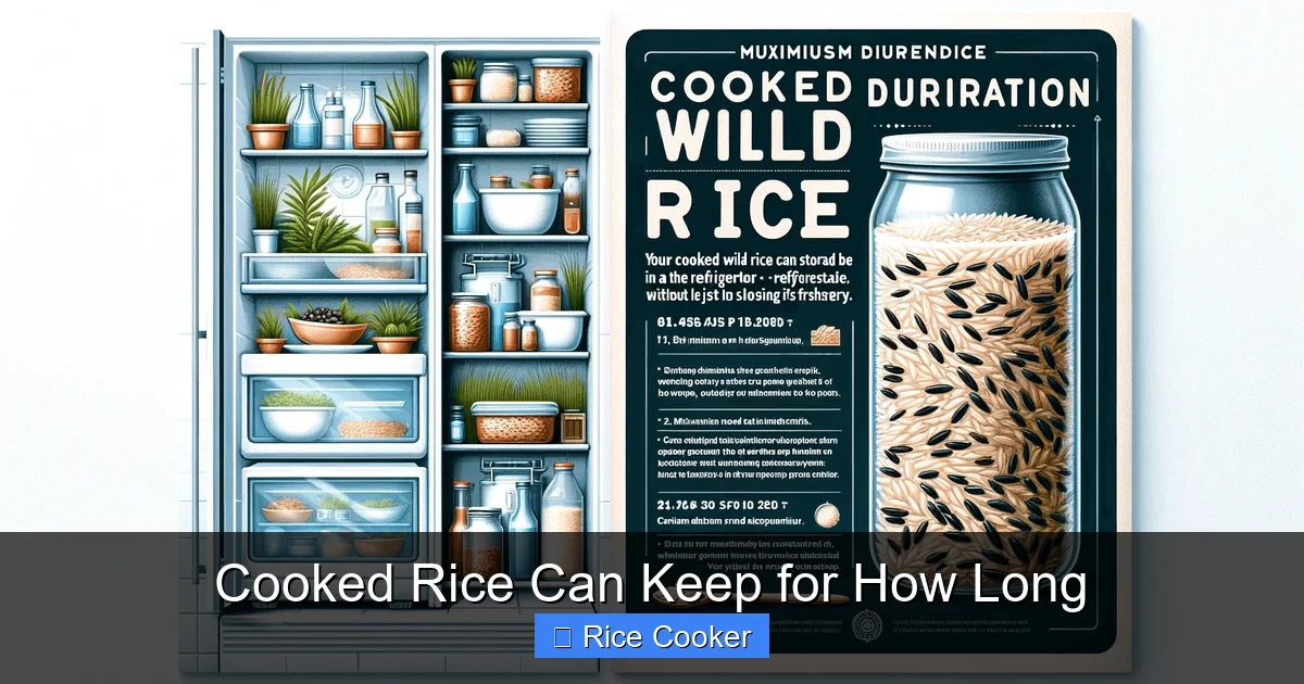 Cooked Rice Can Keep for How Long