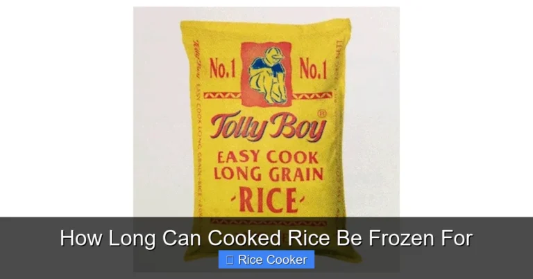How Long Can Cooked Rice Be Frozen For