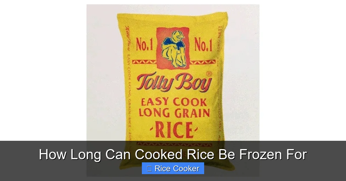 How Long Can Cooked Rice Be Frozen For