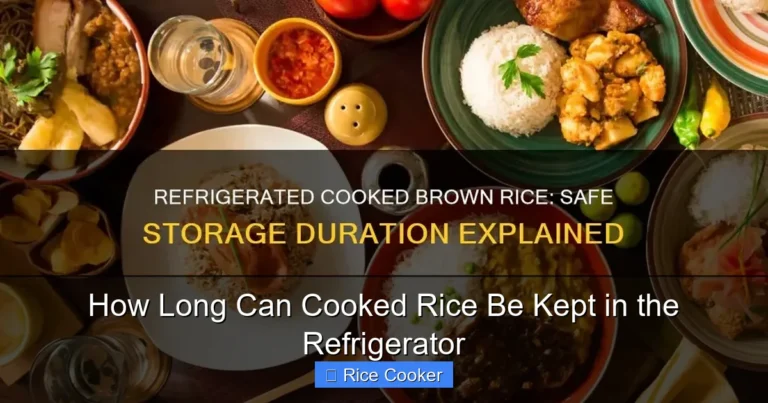 How Long Can Cooked Rice Be Kept in the Refrigerator