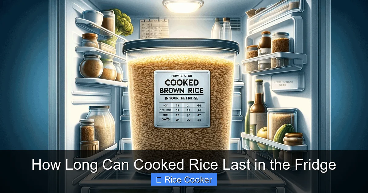 How Long Can Cooked Rice Last in the Fridge