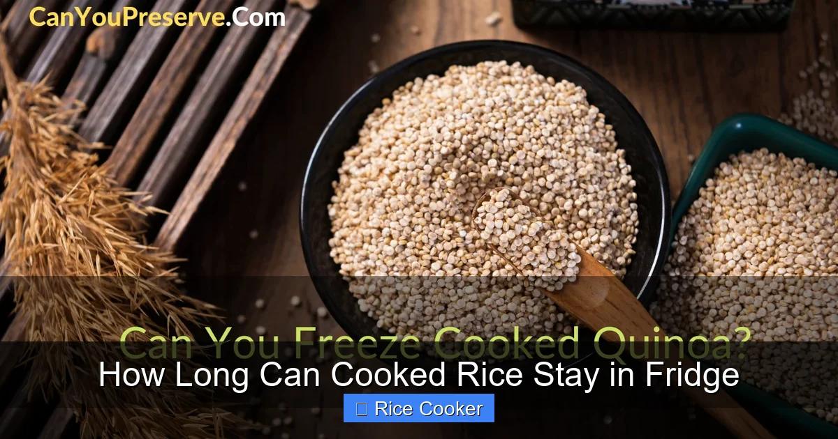 How Long Can Cooked Rice Stay in Fridge