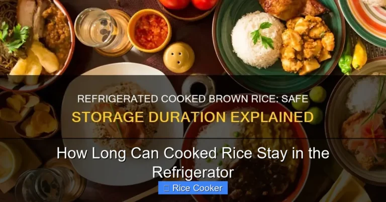 How Long Can Cooked Rice Stay in the Refrigerator