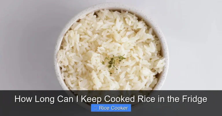 How Long Can I Keep Cooked Rice in the Fridge