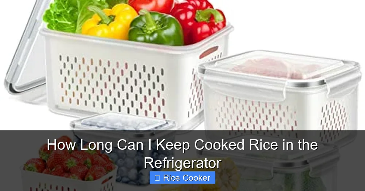 How Long Can I Keep Cooked Rice in the Refrigerator
