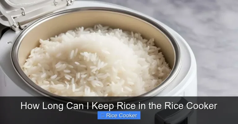 How Long Can I Keep Rice in the Rice Cooker
