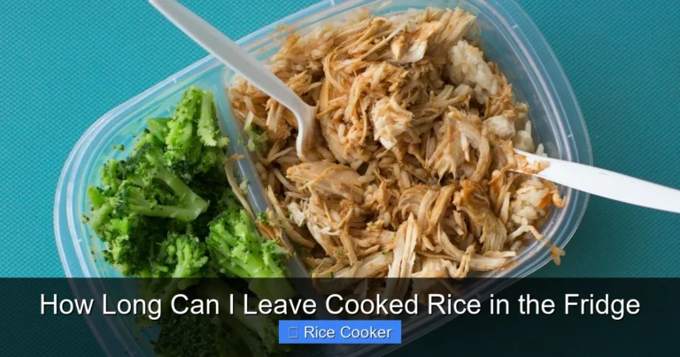 How Long Can I Leave Cooked Rice in the Fridge