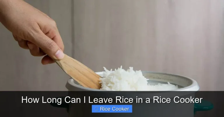 How Long Can I Leave Rice in a Rice Cooker