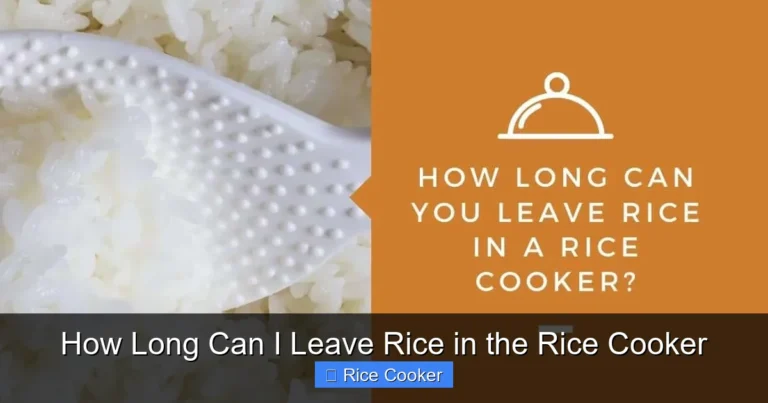 How Long Can I Leave Rice in the Rice Cooker