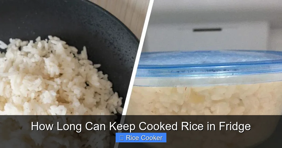 How Long Can Keep Cooked Rice in Fridge