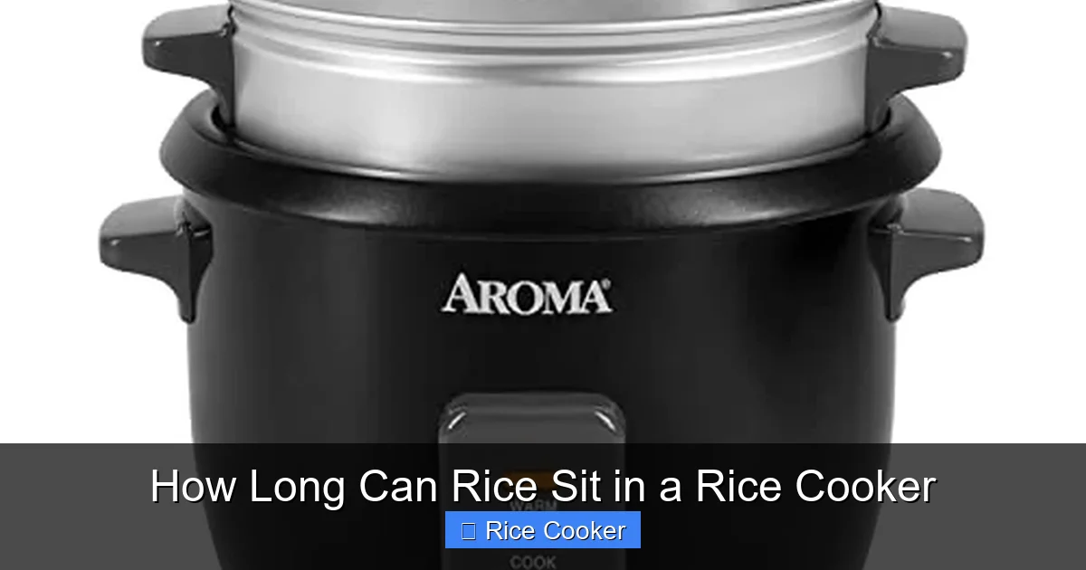 How Long Can Rice Sit in a Rice Cooker