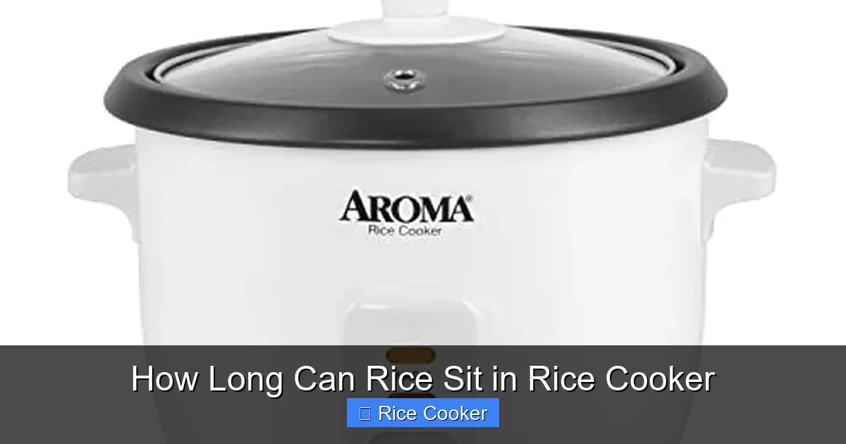 How Long Can Rice Sit in Rice Cooker