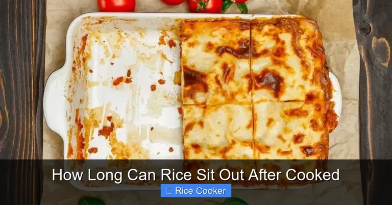 How Long Can Rice Sit Out After Cooked