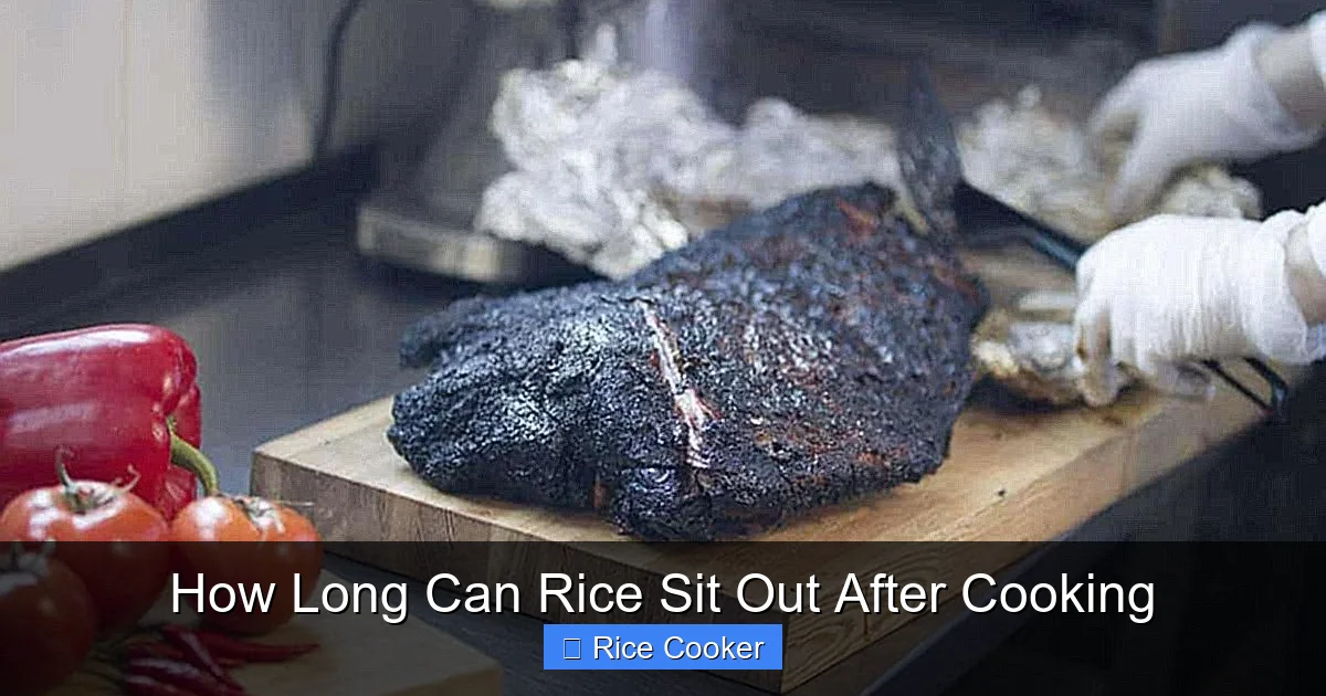 How Long Can Rice Sit Out After Cooking
