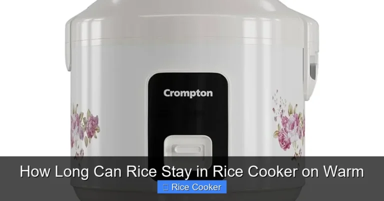 How Long Can Rice Stay in Rice Cooker on Warm